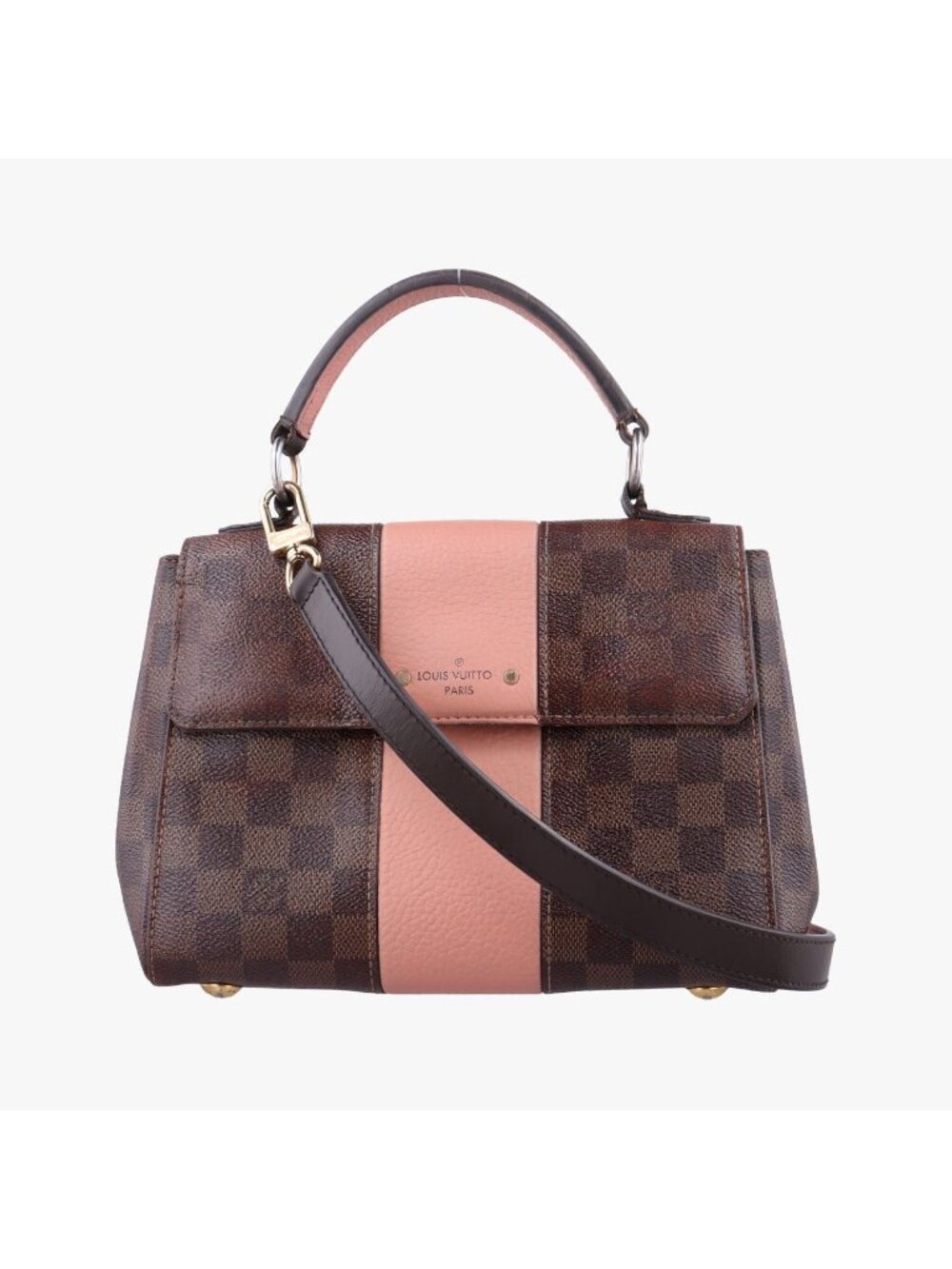 Louis Vuitton Bond Street Ebene Magnolia Damier Canvas Taurillon Leather